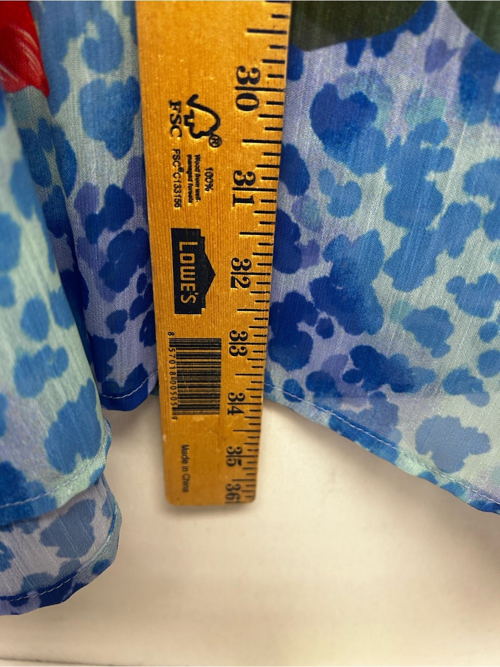 Bleu Rod Beattie Blue Tropical Floral Swim Cover-Up - Picture 6 of 12